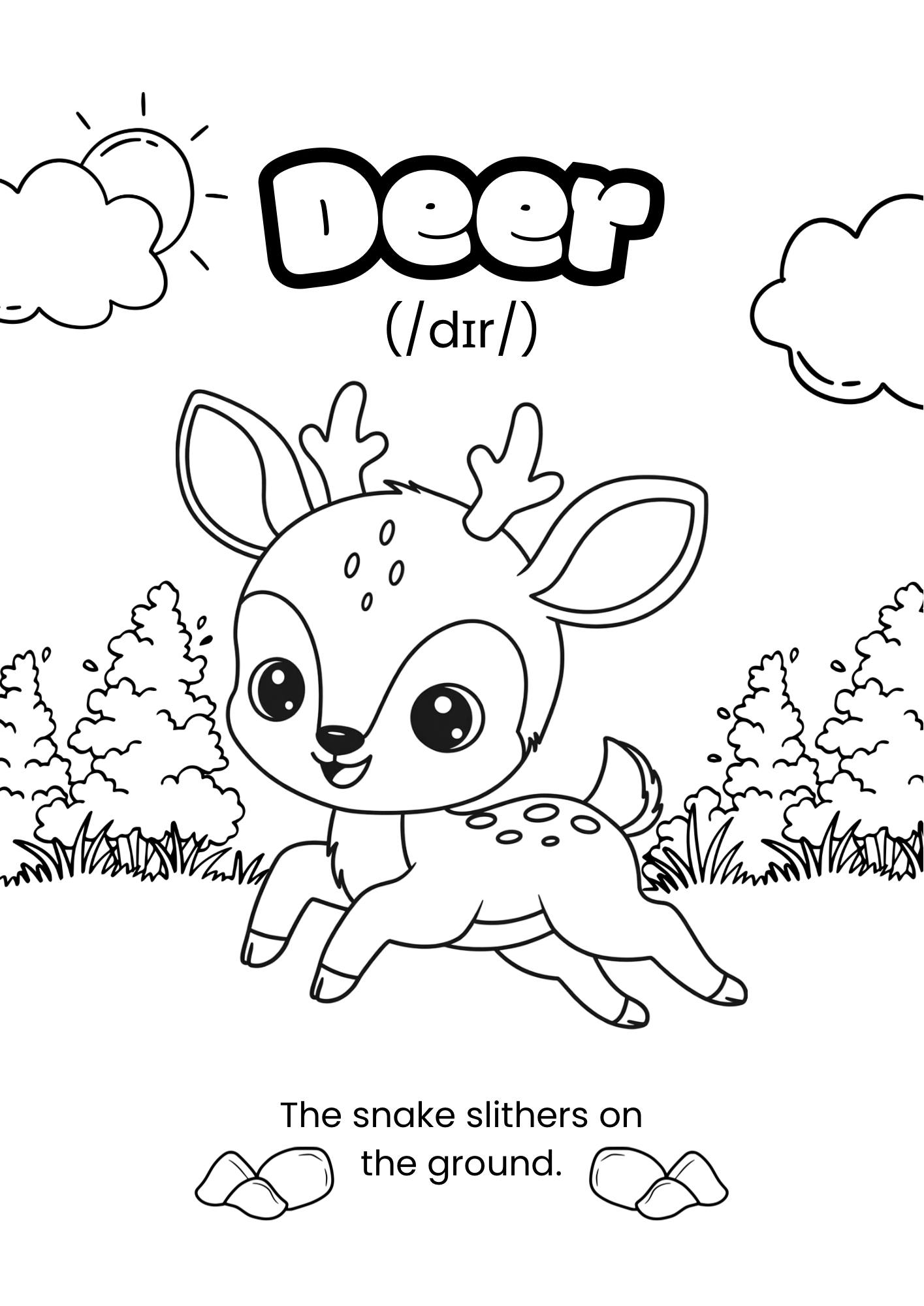 Coloring Book Animals (English version)